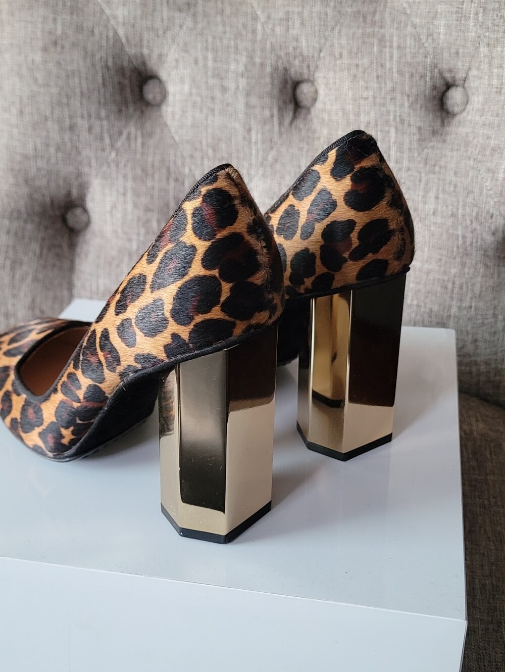 💗✨️TORY BURCH Ocelot Pump Color: Leopard/Black Size: 6 us NWT ✨️💗